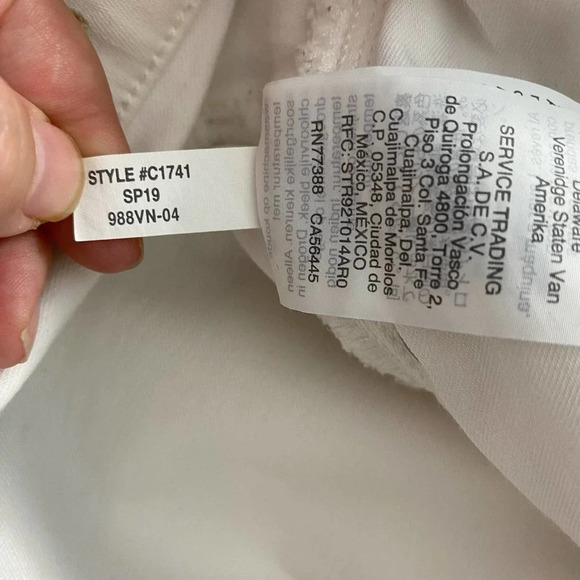 Madewell 9" High-Rise Skinny Jeans Pure White‎ - Picture 12 of 12